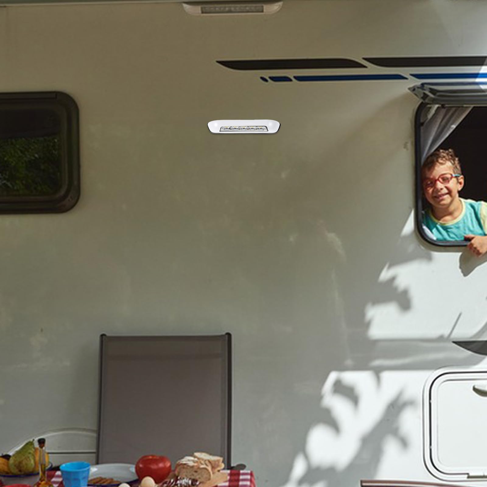 LABRIMP Lampada LED Fiamma Camper per Esterni ad Alta Luminosità, per Illuminazione Veranda RV e Tende da Sole