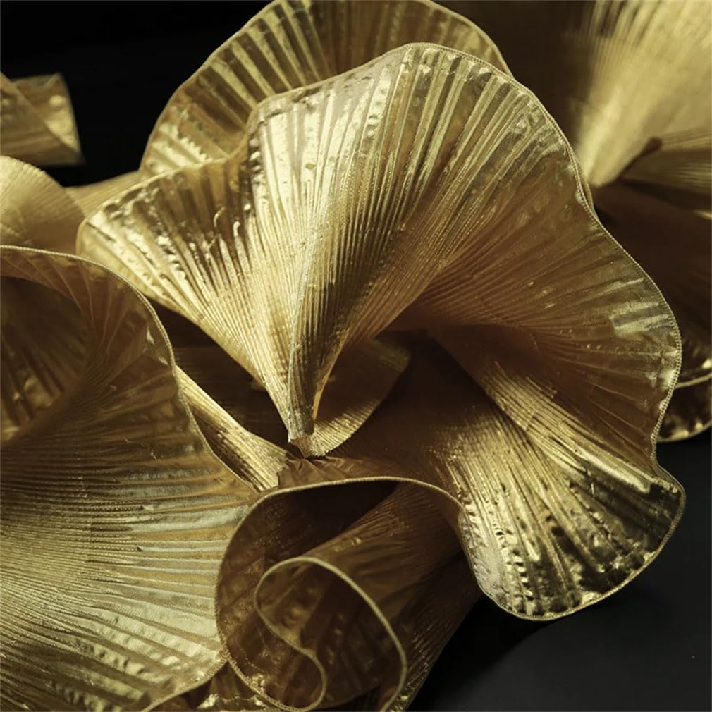 Tissu En Dentelle Ondulée Métallique, Grand Design Plissé De Styliste, Tissu En Dentelle En Maille, Accessoires De Couture Pour Robe, Bricolage