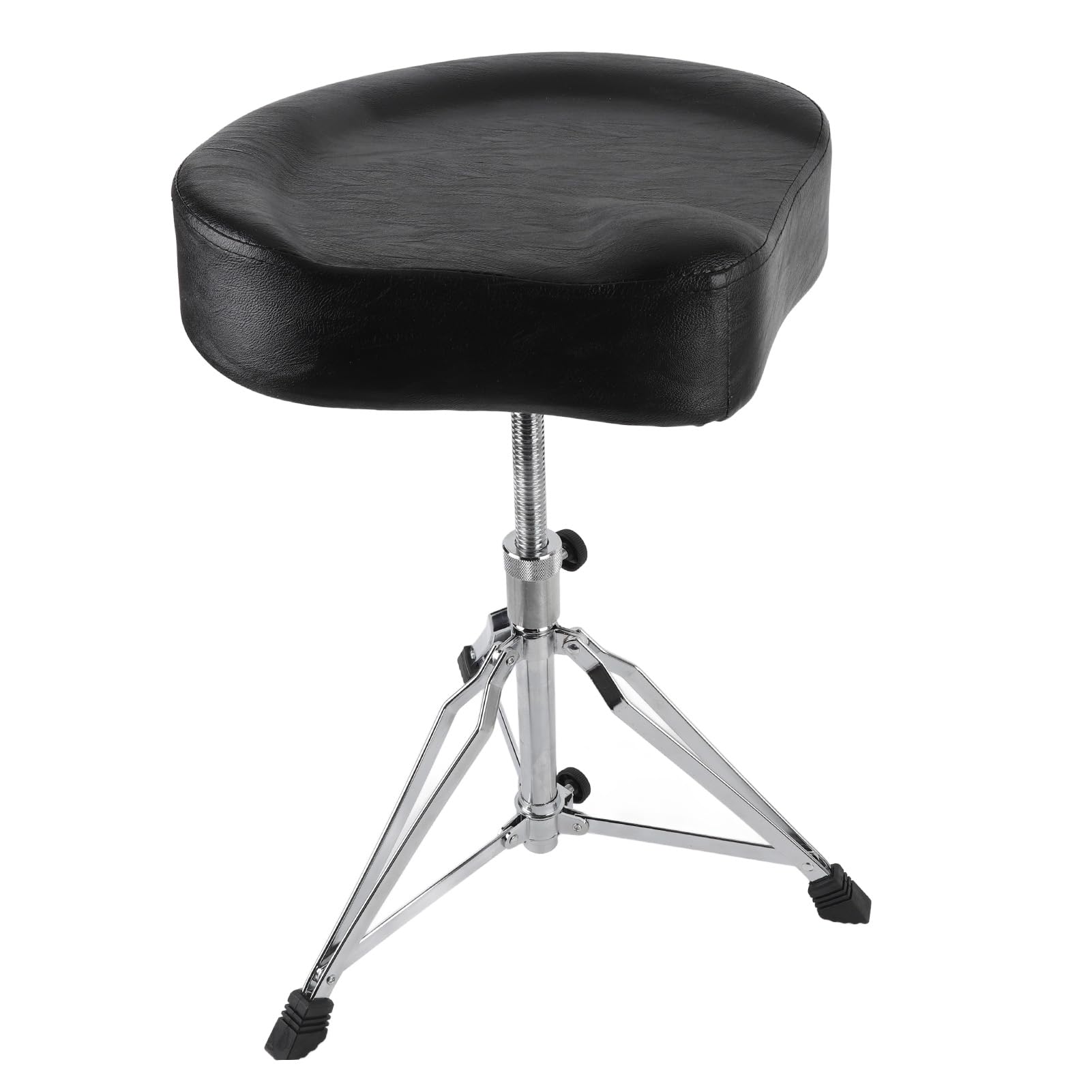 Zerodis Cómodo Taburete para Batería, Asiento Hidráulico Ajustable, Trono de Batería Ergonómico para Bateristas Principiantes Adultos, Base Antideslizante Que Soporta 330 Libras