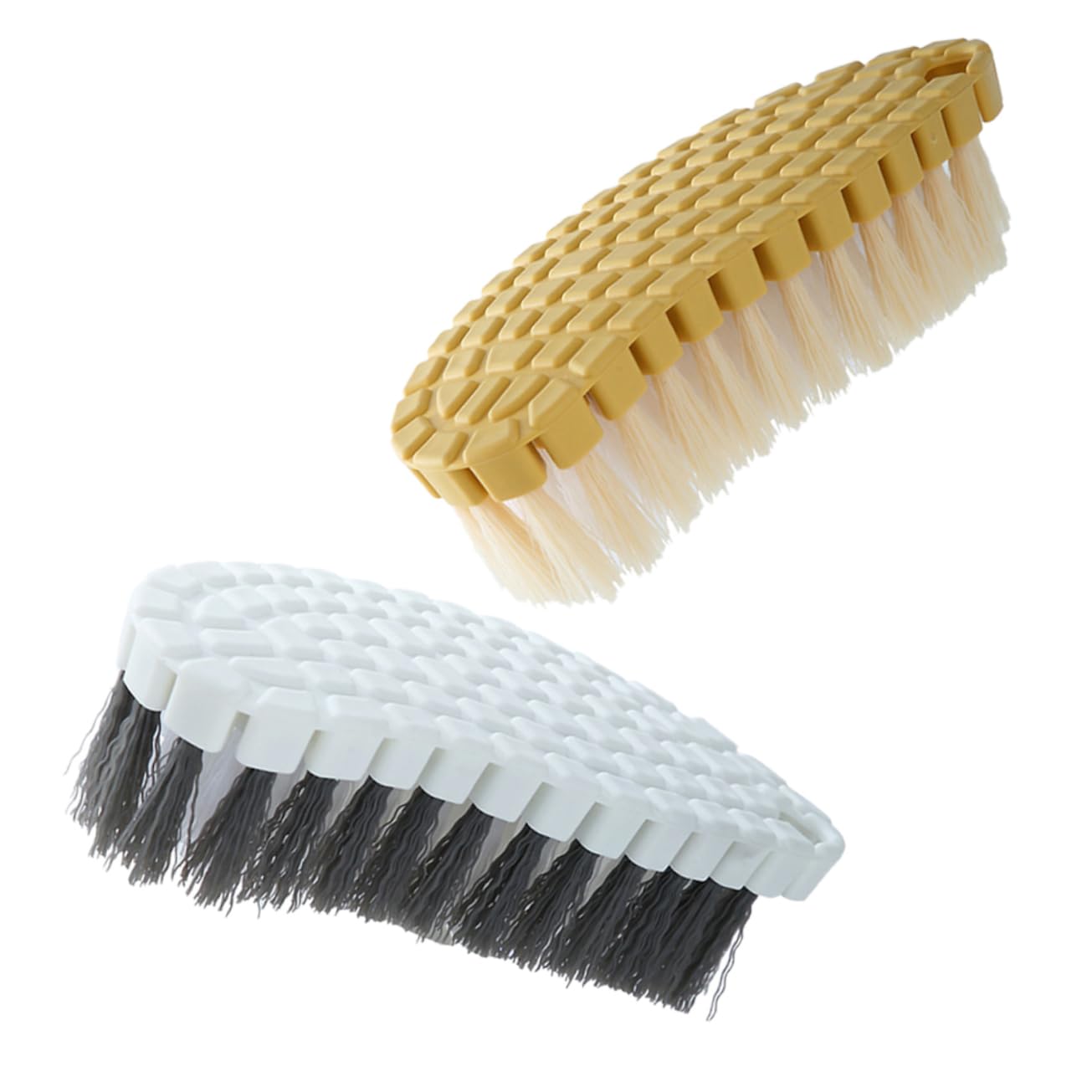 Cabilock 5 Set Pennello Per La Pulizia Del Setola Domestico Microfibra Scrubber Spazzolone Macchia Spazzola Per La Pulizia Accessori Per Il Bagno Spazzoloni Plastica 2 Pezzi * 5