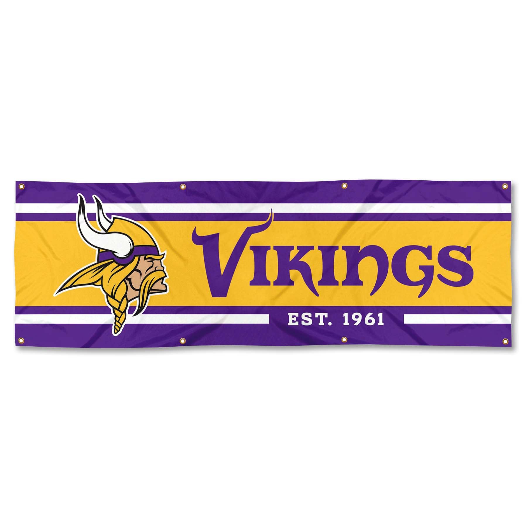 WinCraft Minnesota Vikings Large 2x6 Foot Banner
