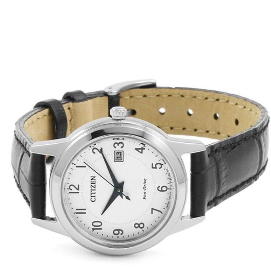 Citizen Damen Analog Quarz Uhr mit Leder Armband FE1081-08A
