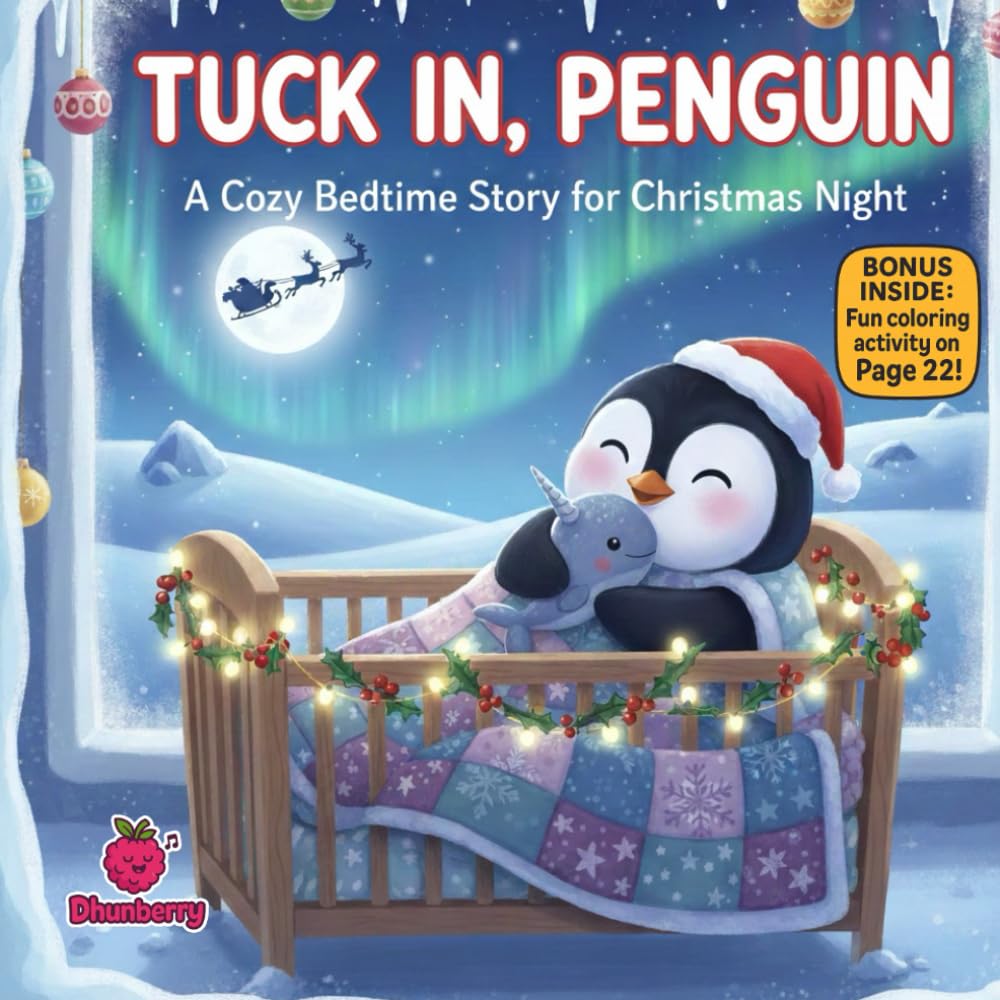 Tuck In, Penguin A Cozy Bedtime Story for Christmas Night: A Cozy Christmas Bedtime Story in Rhyming Verse (Kids christmas books)