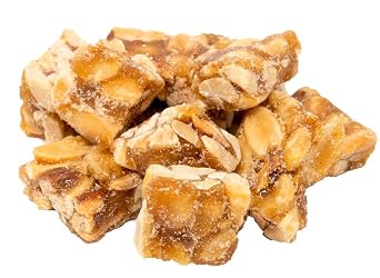 Old Fashioned Peanut Squares by Nuts to You | Peanut Crunch with Delightful Crunch & All Natural Ingredients | Sweet Snack Honey Taste 1 Pound