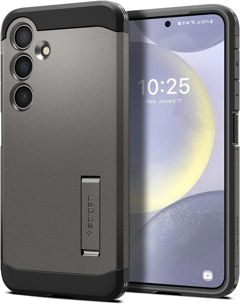 Spigen Tough Armor Case Compatible with Samsung Galaxy S24 Plus - Gunmetal