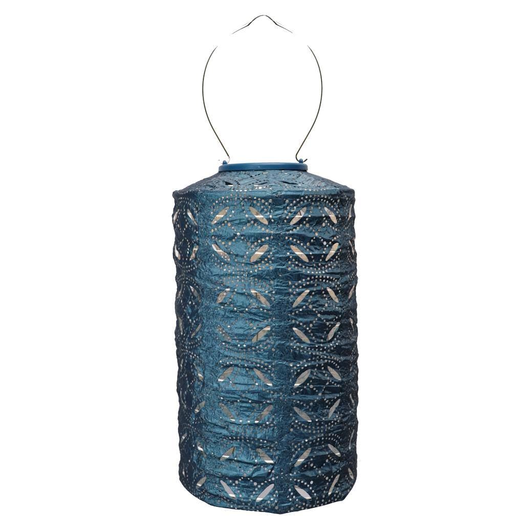 Lumiz 221354 - Cylinder Mandela Lantern Petrol Battery Operated Dimmable LED (Cylinder Mandela Lantern, Petrol (LUM131))