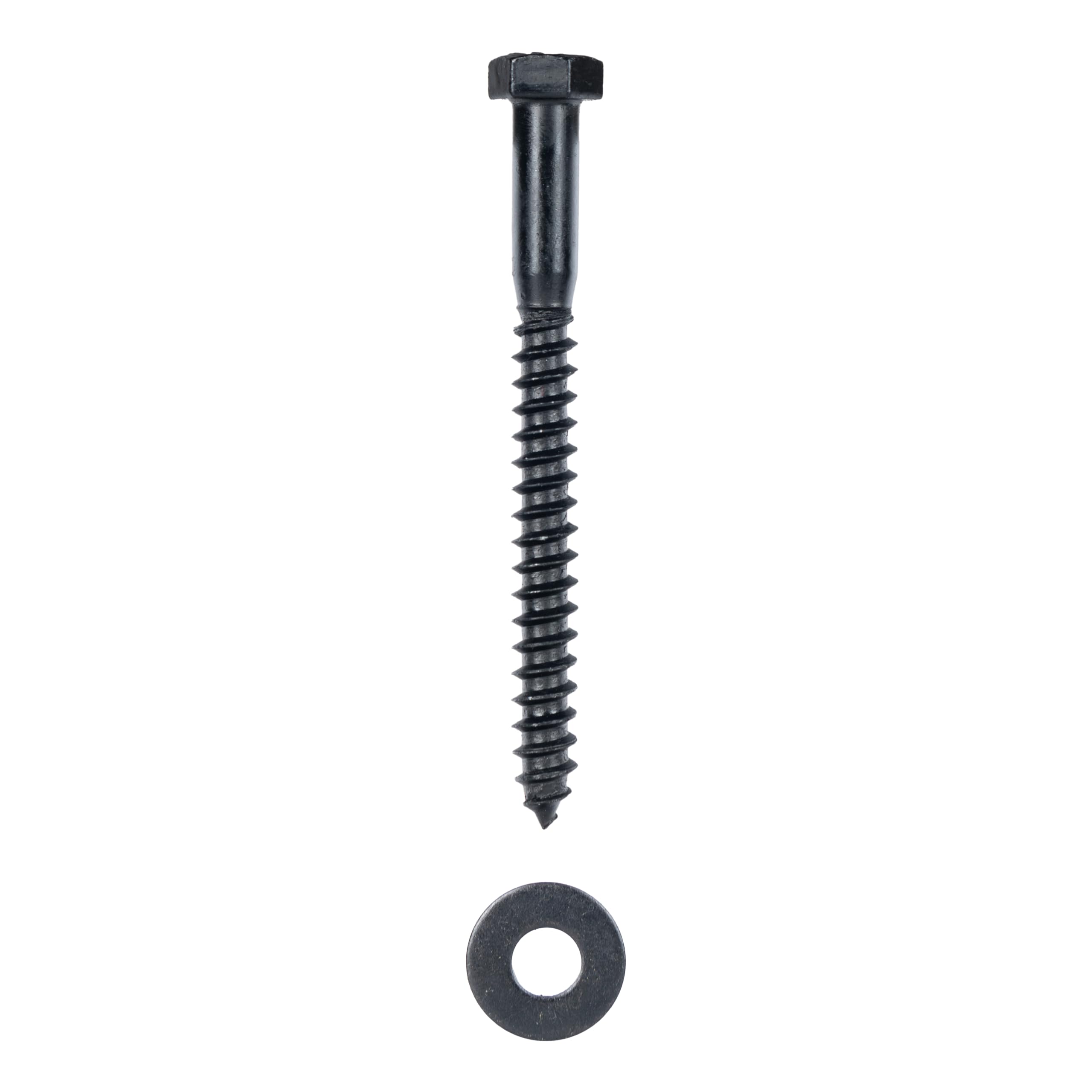 Lag Screws - 50 Pack, Black Ruspert Coating -2