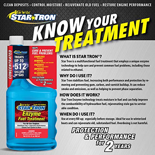 image for STAR BRITE Star Tron Enzyme Fuel Treatment - Concentrated Gas Formula 