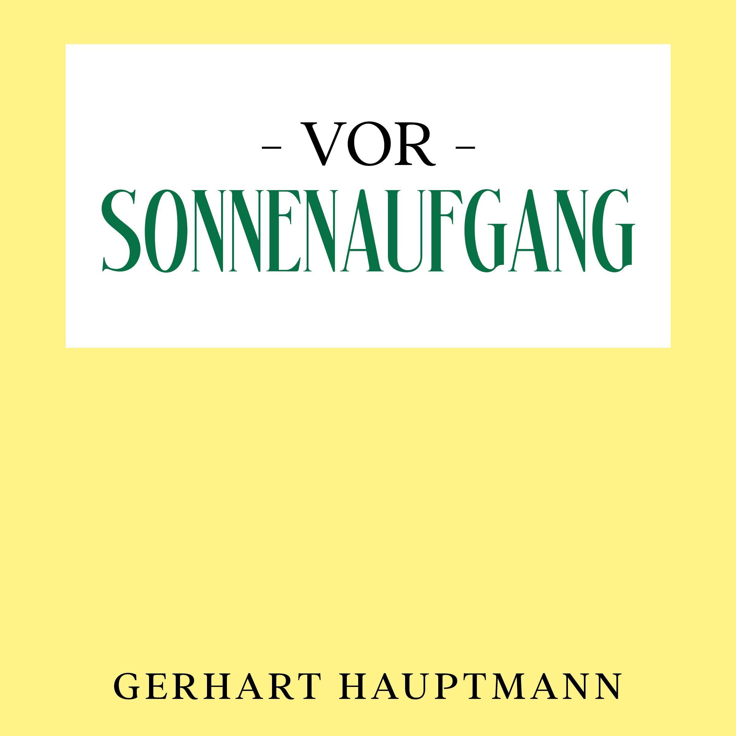 Vor Sonnenaufgang [Before Dawn]