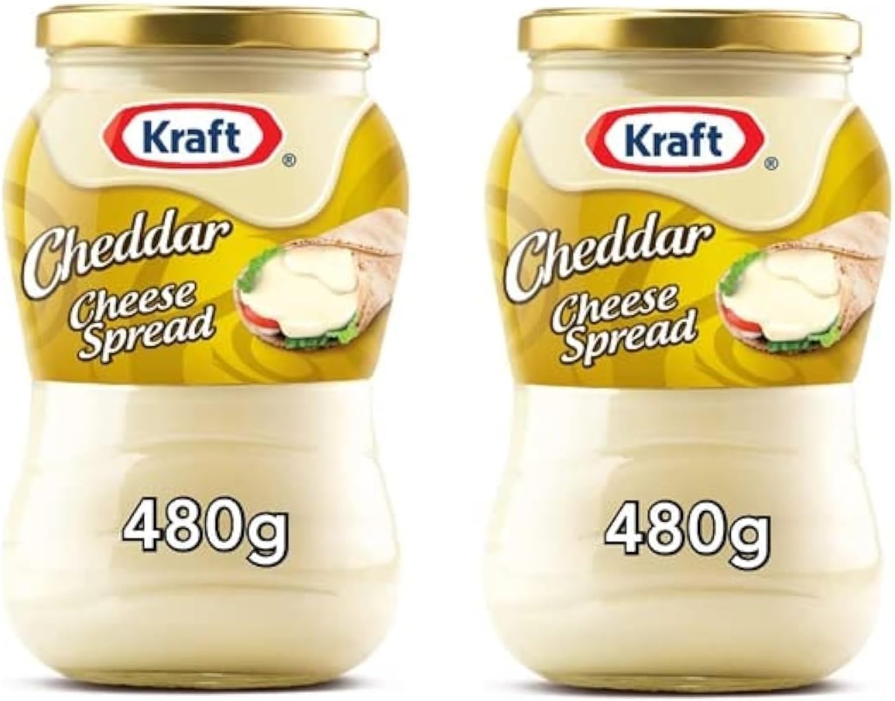 Kraft Cheddar Cheese Spread Original, 2 x 480 g