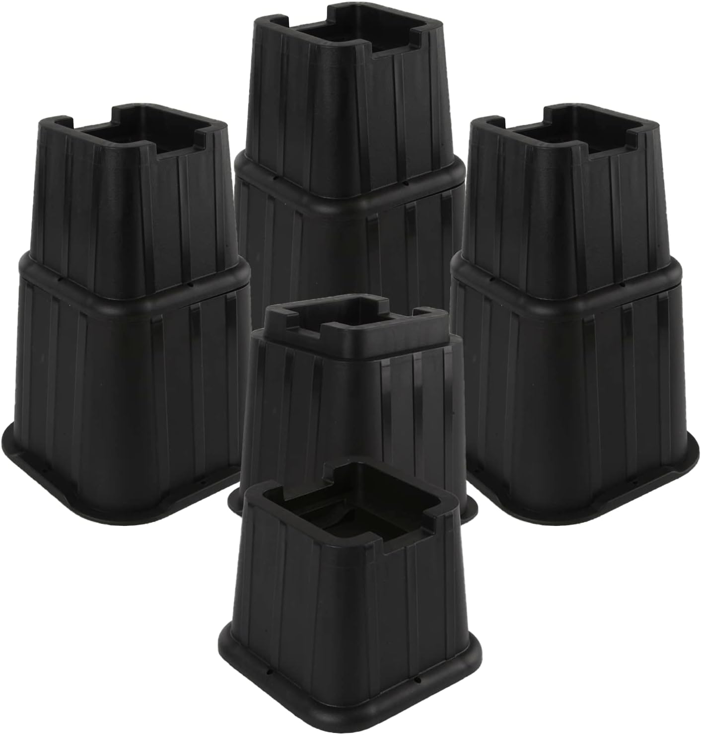Amazon.com: C CRYSTAL LEMON Bed Riser 8-inch Heavy-Duty – 8-Pcs ...