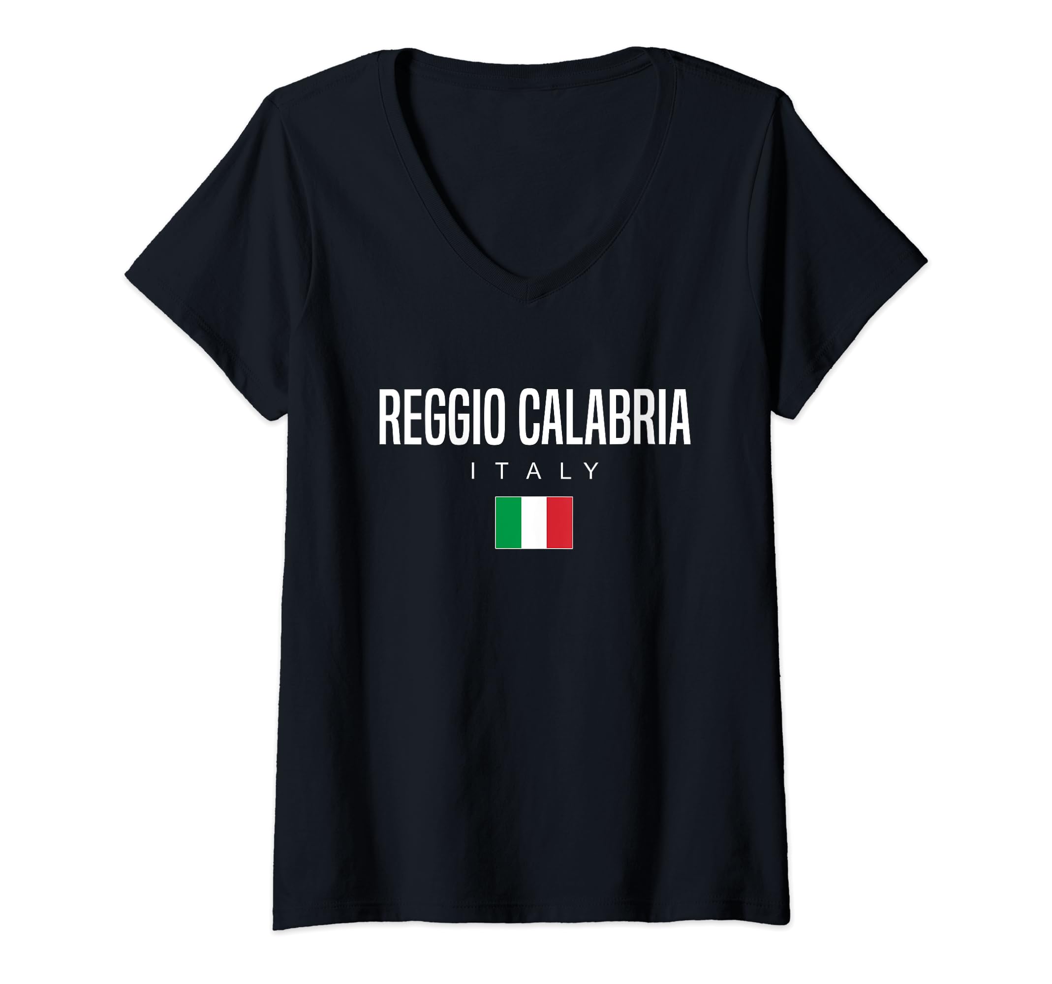 Womens Reggio Calabria Italy V-Neck T-Shirt