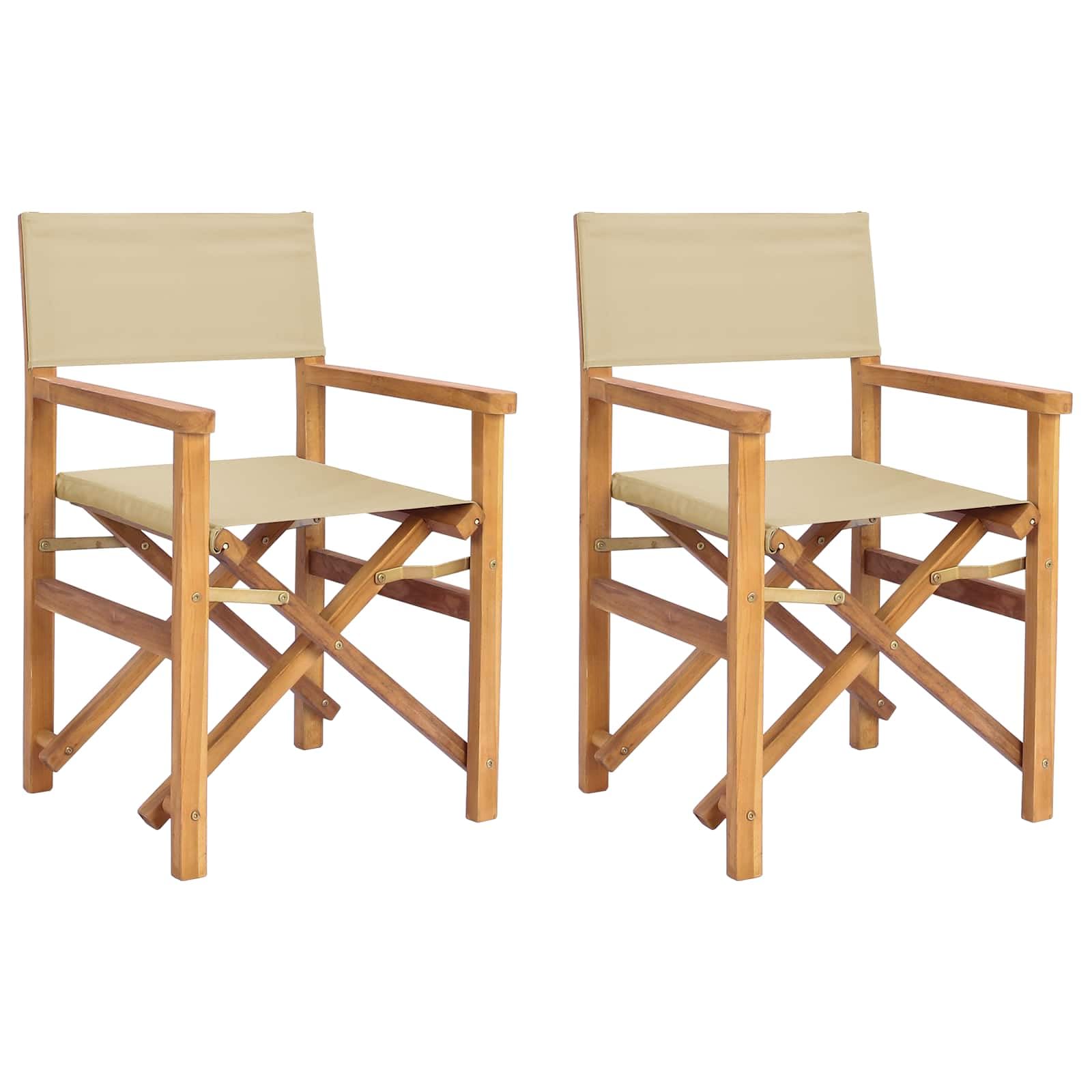 Chaise de salle à manger confortable en teck massif, fauteuil de jardin haut de gamme marron