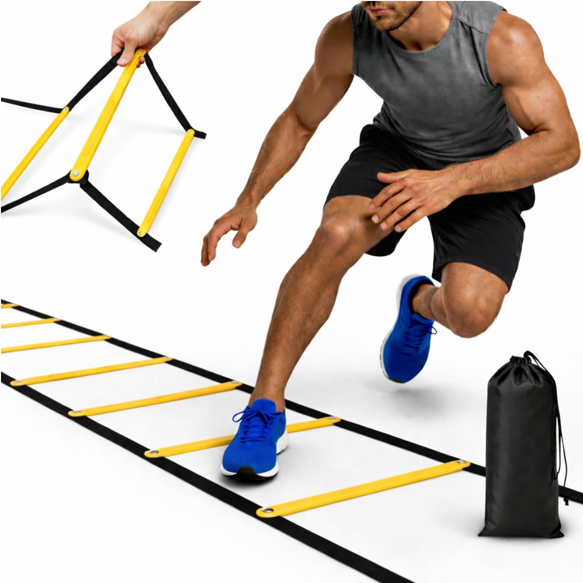SOFTSOUL Tangle Free Agility Ladder - speed and agility training | Mubboo