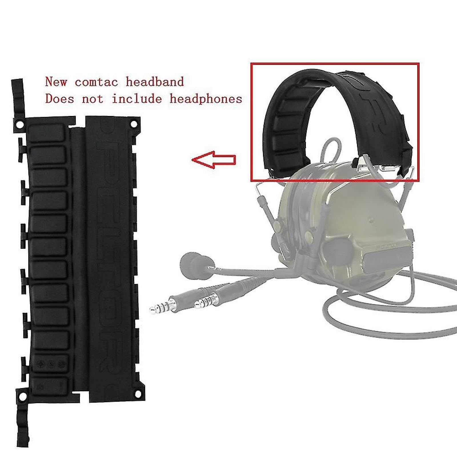 Sanfoelek Bandeau détachable pour casque Peltor Comtac I Ii Iii