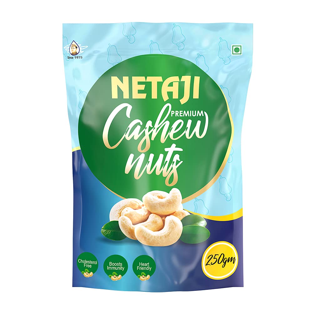 Netaji Premium Cashew Nuts 250 Gram Pouch (W400) : Amazon.in