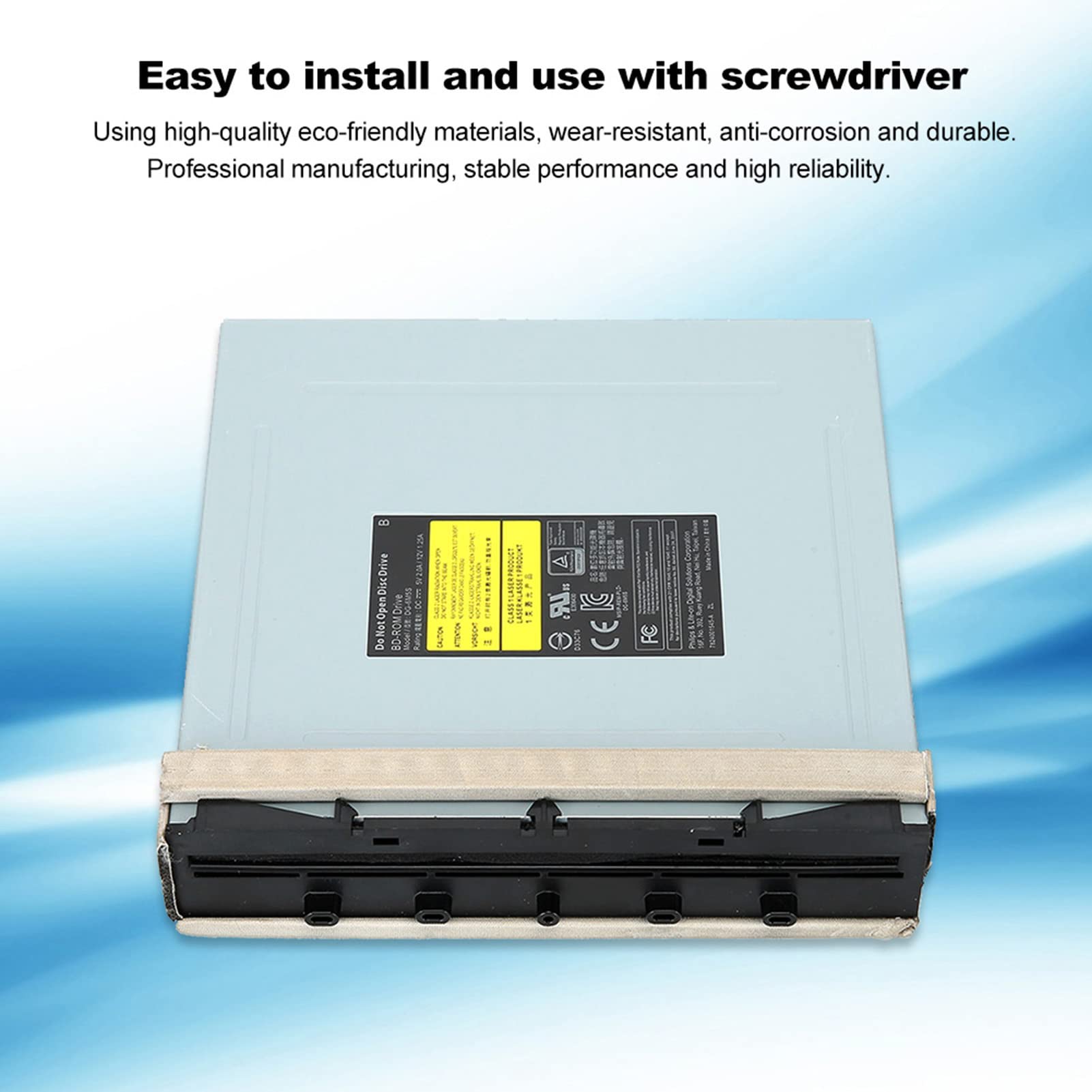 CHICIRIS Blu CD DVD Driver Replacement with Easy Installation and Premium Materials Compatible for Blu CD DVD Driver Replacement, Suitable for (DG-6M5S-01B)