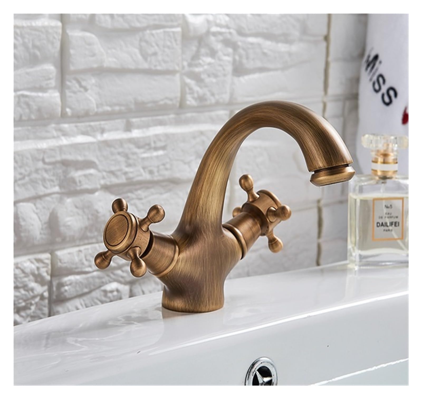 Robinet mélangeur en laiton résistant au calcaire pour bidet ancien