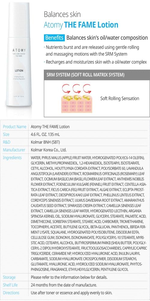 Amazon.com: The Fame Skin Care System 1 SET including 5 kinds of