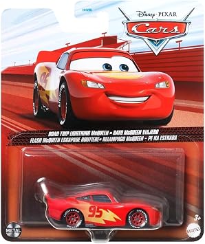 Mattel Vehicles Racing Style Disney Cars Die Cast 1:55 Car, Type: Road Trip Lightning