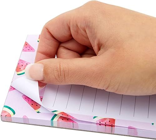 Miniatura 8 de paquete de 6 unidades de blocs de notas magnéticos por Juvale