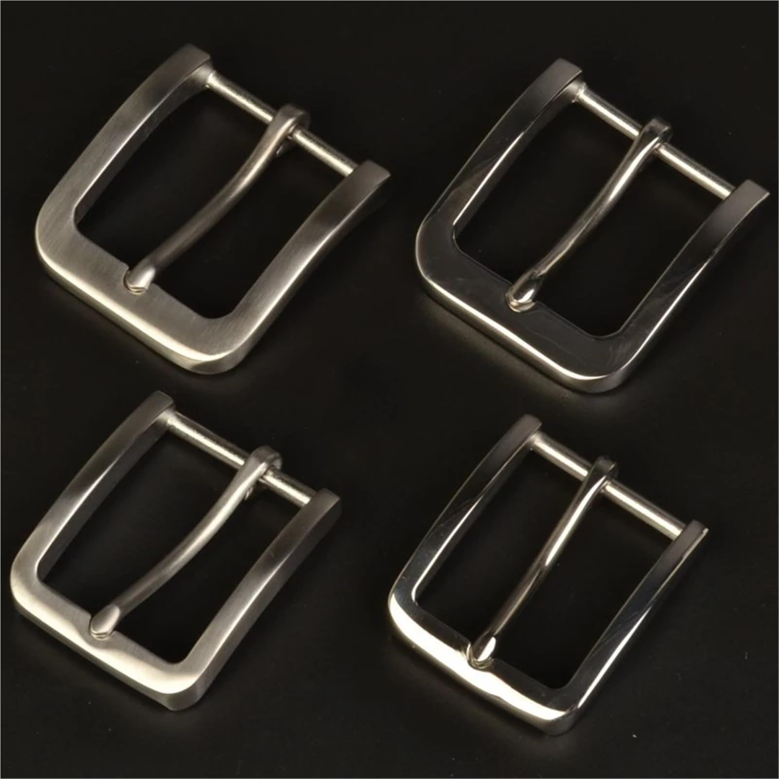 Hebilla de cinturón acero inoxidable hecha a mano, 10 Uds., 35mm, 40mm ancho, hebillas Metal sólido para Cinturón