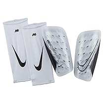 Nike Unisex Shinguard Mercurial Lite, bianco, nero, DN3611-100, L