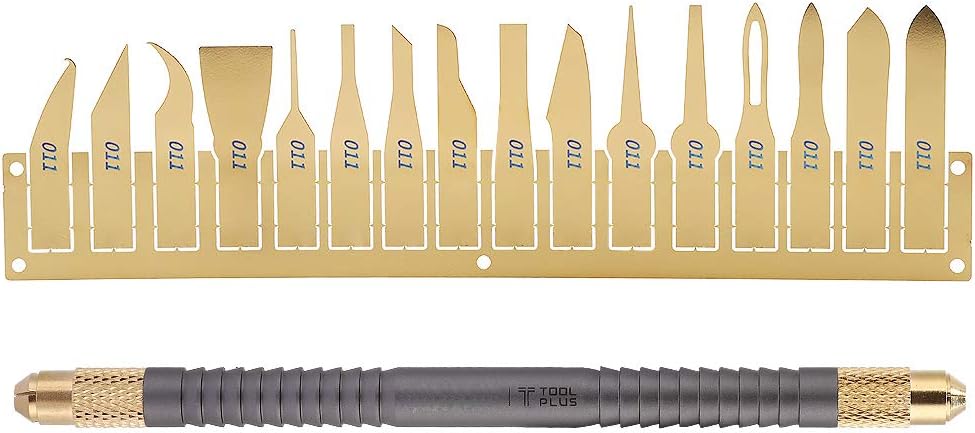 Electronics Opening Pry Tool Repair Kit, Blades Glue Tape Remover Sticker Clean Tool, Multifunction CPU Pry Cutter Mobile Phone Glue Remove Blade, Tablet Repair Opening