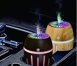 مرطب هواء على شكل قلوب خشبية ساحرة مع شاشة عرض ملونة بإضاءة LED - جهاز ترطيب بالموجات فوق الصوتية لتحسين جودة الهواء في غرفة النوم, المورد الافضل للمنتج 🎁 الاسراء ((قطعتين))