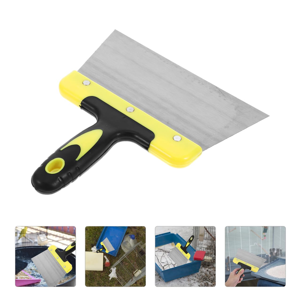 Angoily Raschietto Per Pulizia Escrementi Di Piccione in Resistente Impugnatura Ergonomica Per Uso Domestico e Esterno