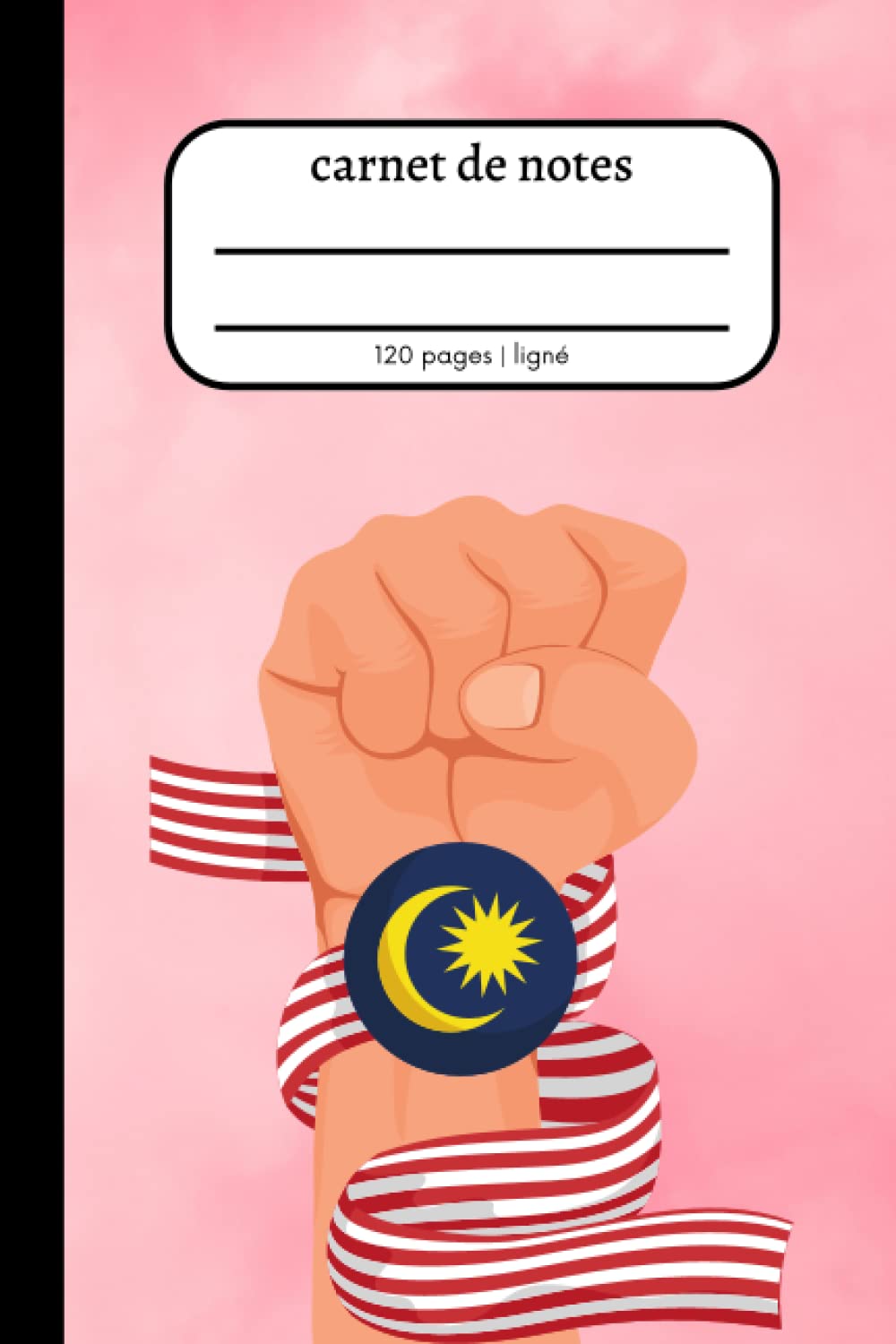 Carnet de notes: Carnet de notes esthétique à larges lignes 6x9 pouces (Superior Malaysia Cover 9)