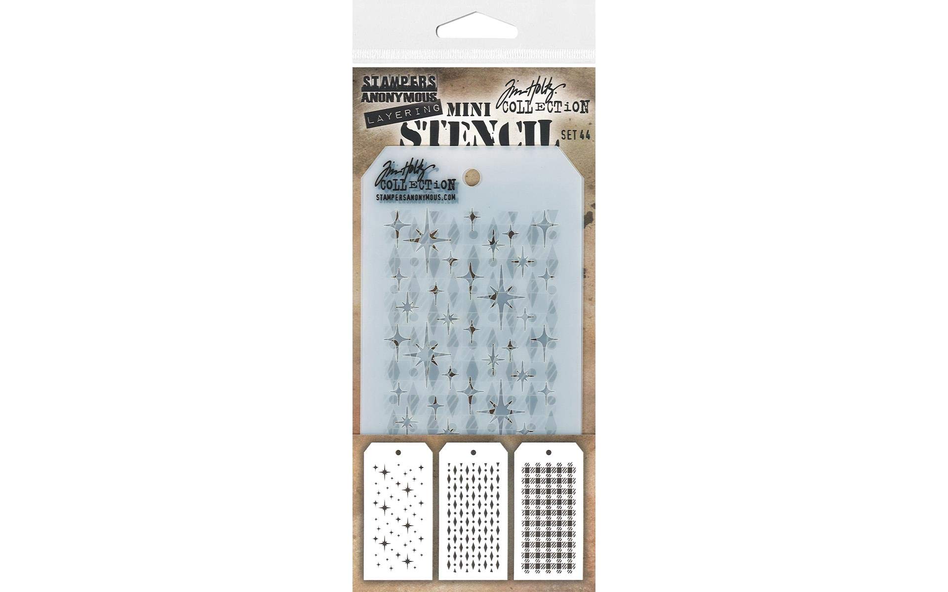 Pochoirs n°44 Stampers Anonymous MST044 pour réussir vos petits motifs