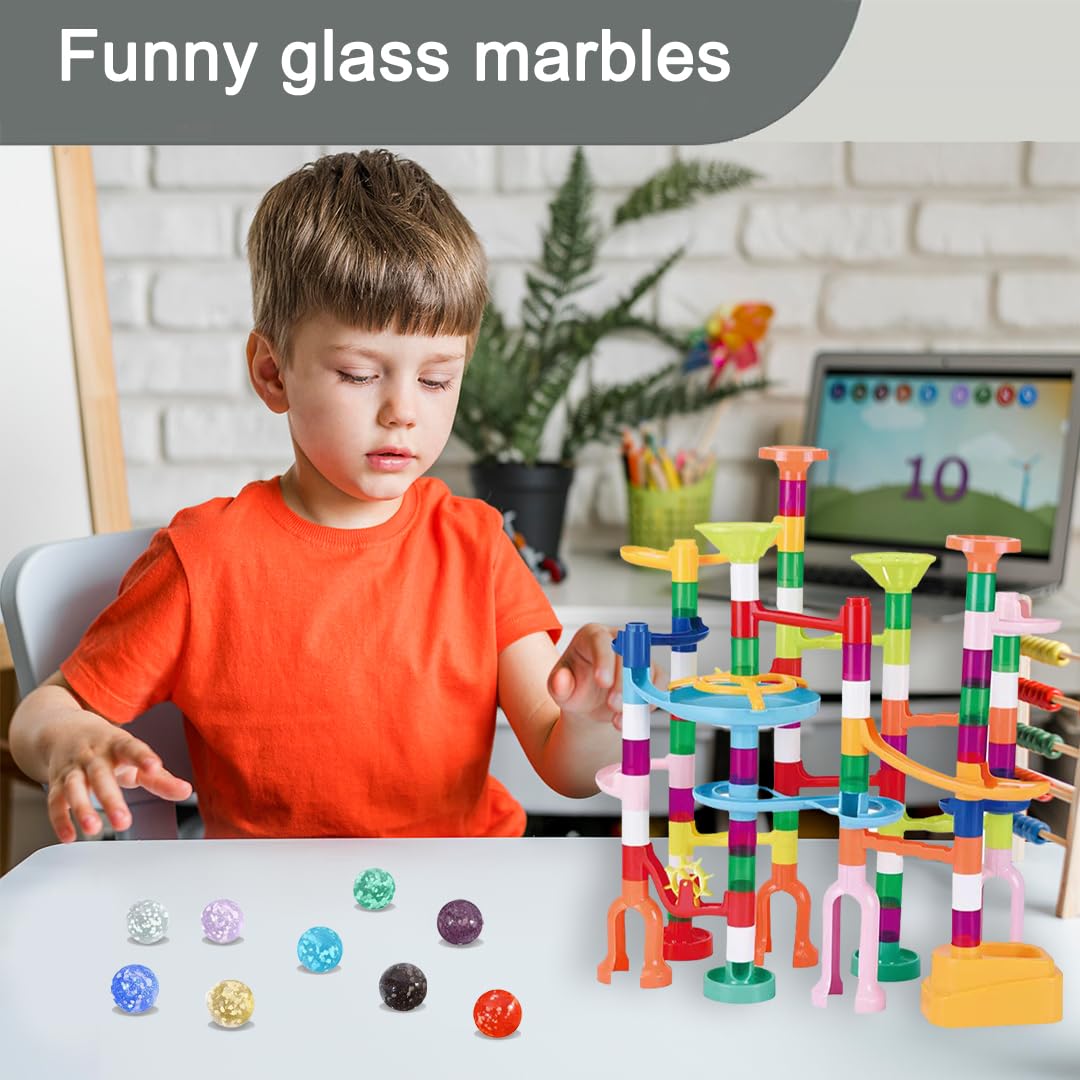 Canicas de cristal luminosas de 10 piezas con canicas coloridas moteadas para juegos de pista de bolas y proyectos de bricolaje