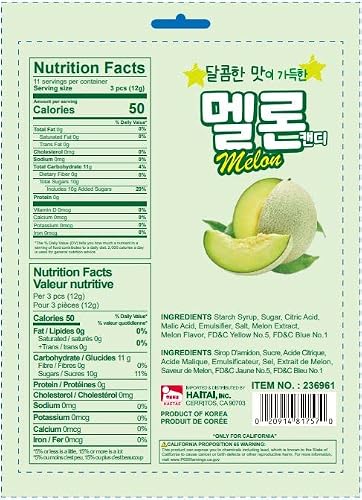 Haetae Candy assorted flavors (Melon-130g)