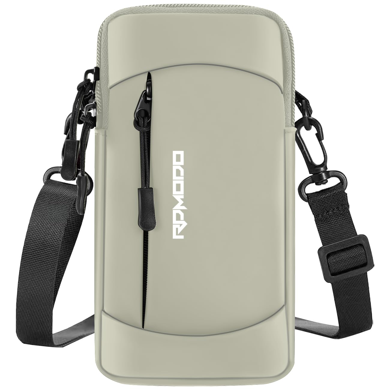 RDMODO Phone Holder for Running Armband with Crossbody Strap, Lightweight Armband Cell Phone Holder for Exercise, Sports Armband for iPhone Pro Max Plus Samsung Galaxy 7.5 Inch (Crossbody Bag Grey)-image-39