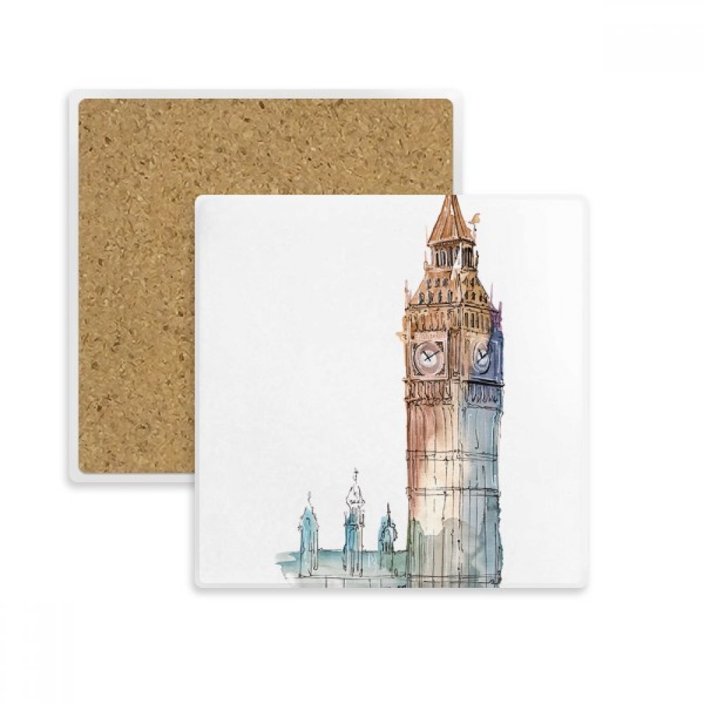 Coaster absorbant Big Ben pour éviter les taches de tasse sur vos tables