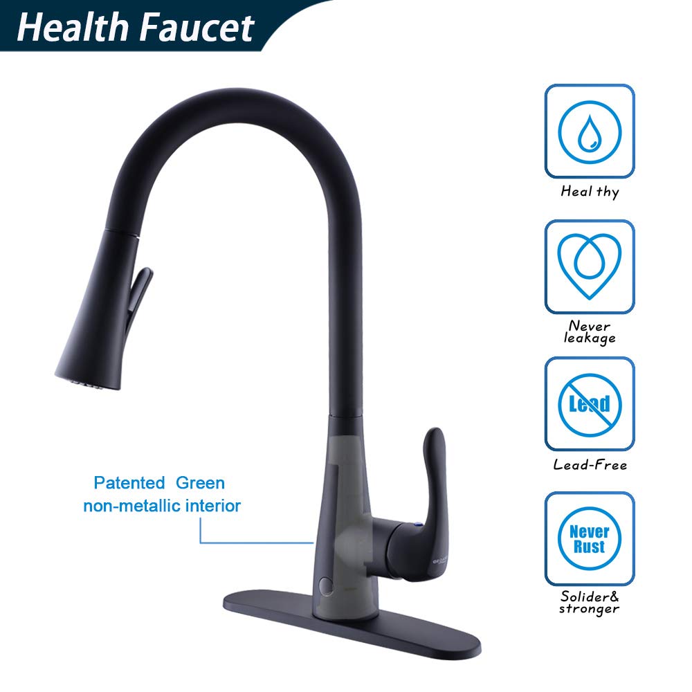 Buy Touchless Kitchen Taps,Kitchen Sink Taps,touchless Black Kitchen