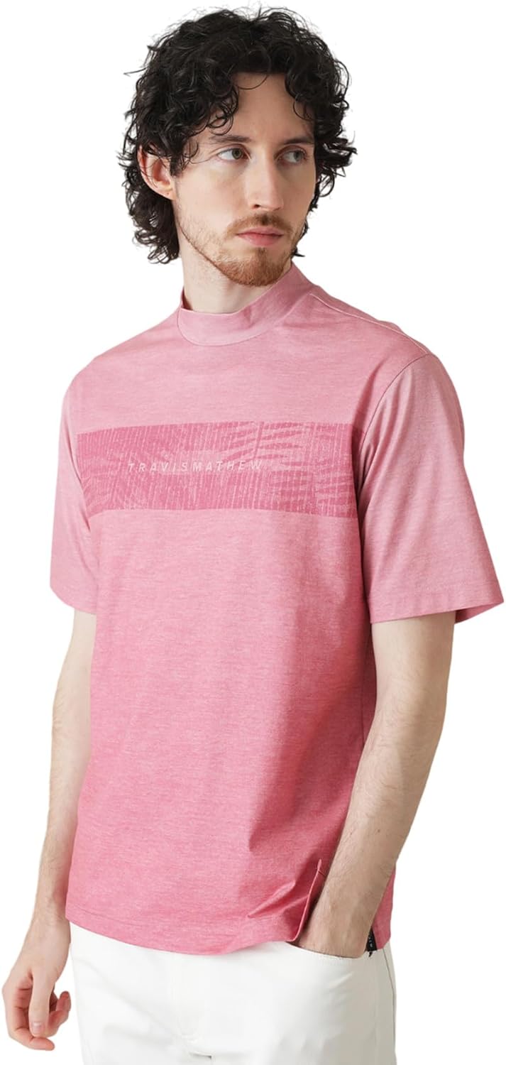 新品　Travis Matthew トラビスマシュー半袖モックネックシャツ　L トラヴィスマシュー（Travis Mathew）（メンズ）ゴルフウェア 吸湿速乾