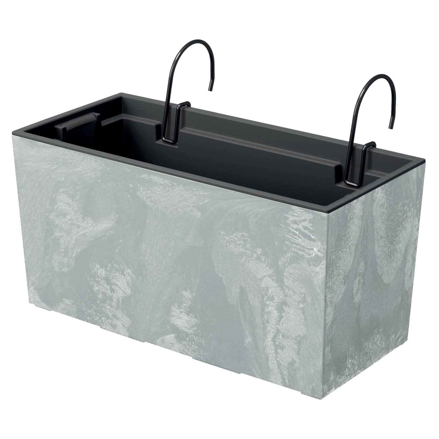 Prosperplast Urbi Case Beton Effect w, Dimensions (mm) 395 x 185 x 195, Concrete Colour