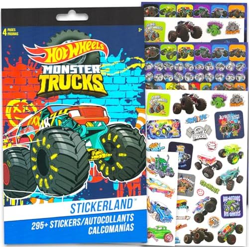 Hot Wheels Stickers Party Favors Bundle for Kids image 4