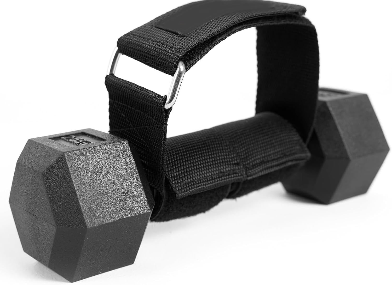 Leosportz Adjustable Dumbbell Foot Attachment Strap | Leg Strength Training Support | Ankle Strap for Foot, Leg, Glute Exercise | Dumbell Attachment for Men and Women (Black) 4