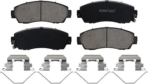Miniatura 8 de Detroit Axle - Kit de freno delantero para Honda Odyssey 2005-2010, rotores de freno de disco de cerámica, pastillas de freno con hardware 2006 2007