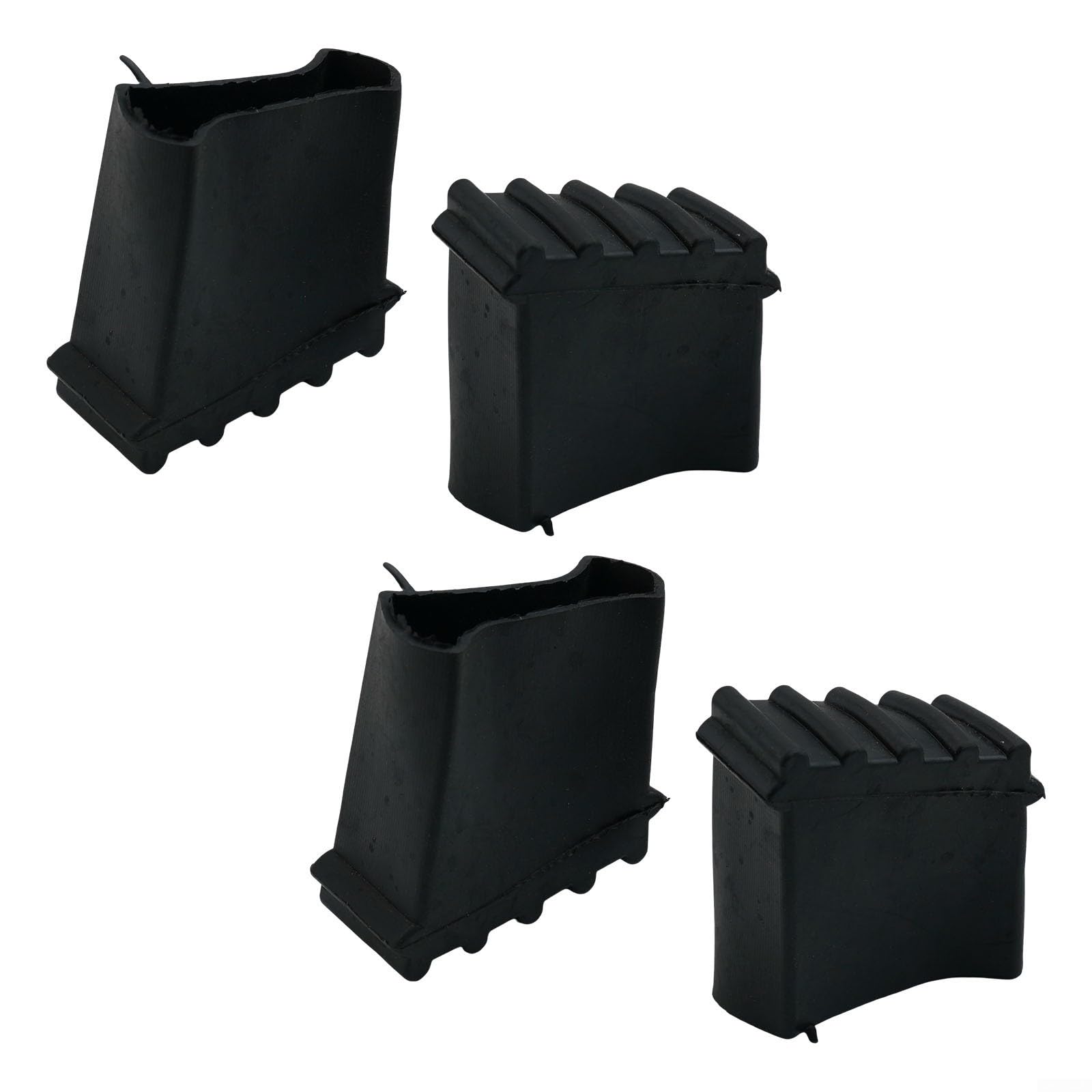 Replacement Ladder Foot Pads Made from Rubber 4 Pack Designed for Enhanced Stability on Various Ladders