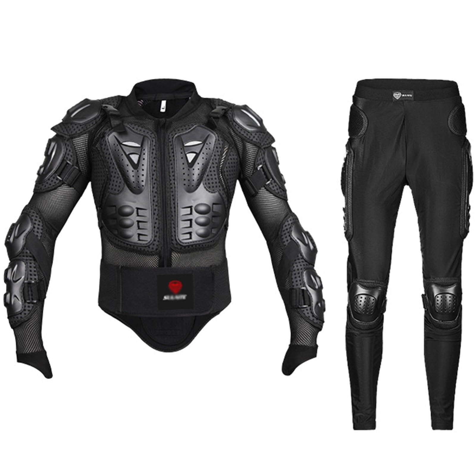 Chaqueta De Motocicleta Armadura De Cuerpo Completo, Protección del Pecho Equipo De Moto De Cross para Hombres Equipo De Motocicleta Armadura Motocross MTB Racing Off-Road C,M.