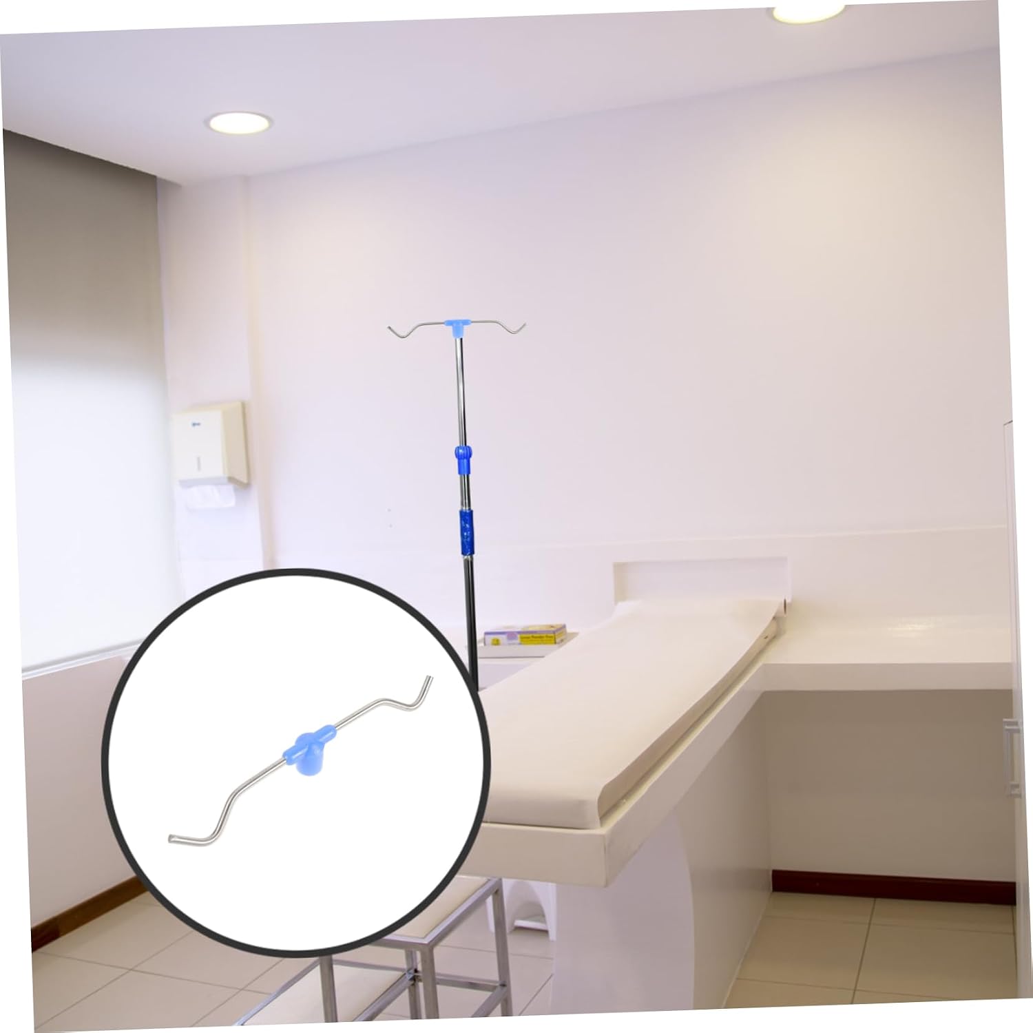 COLLBATH Rack Hook Infusion Stand Accessory Coat Hooks Stand Hanger Easy Install