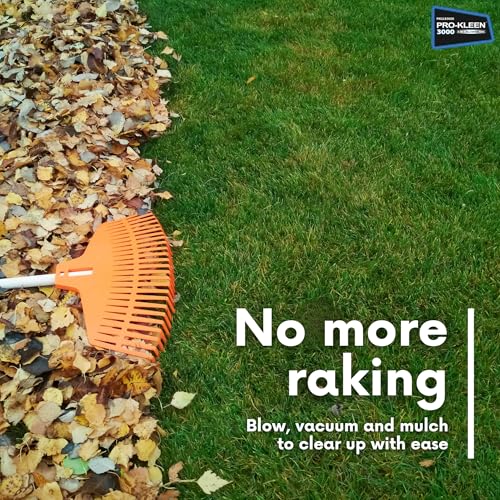 Pro-Kleen Garden Leaf Blower and Vacuum, 3000W, 10m Cable, 2 x 35L Bags - Image 9