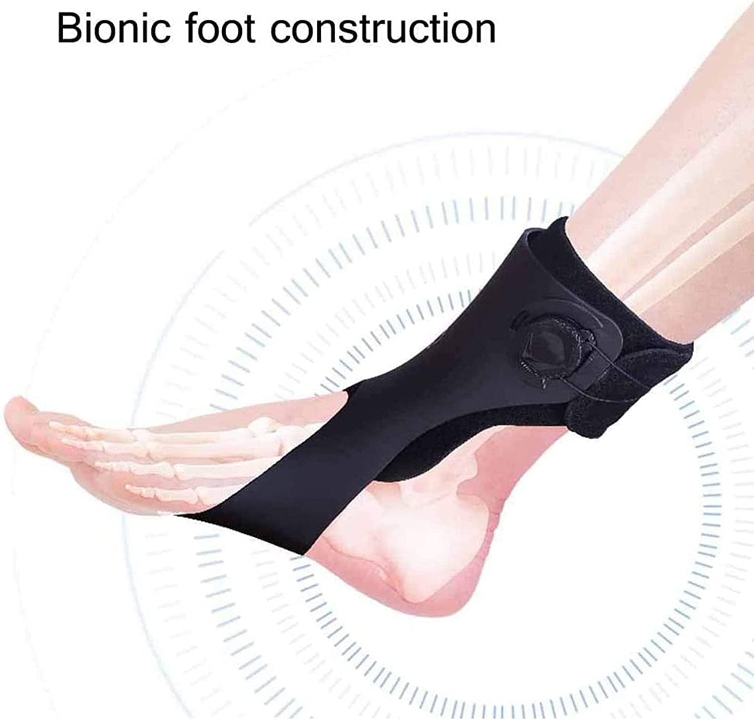 Orteza stawu skokowo-stępowego, Ankle Drop Adjustable Foot Supports Stabiliser For Flaccid And Dorsiflexion Movement(Right,L)