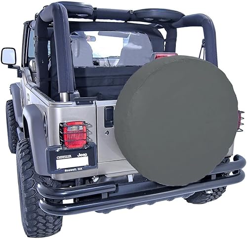 Miniatura 3 de Rugged Ridge Cubierta de neumático de repuesto  Vinilo  12804.35  Se adapta a neumáticos de 35-36 pulgadas