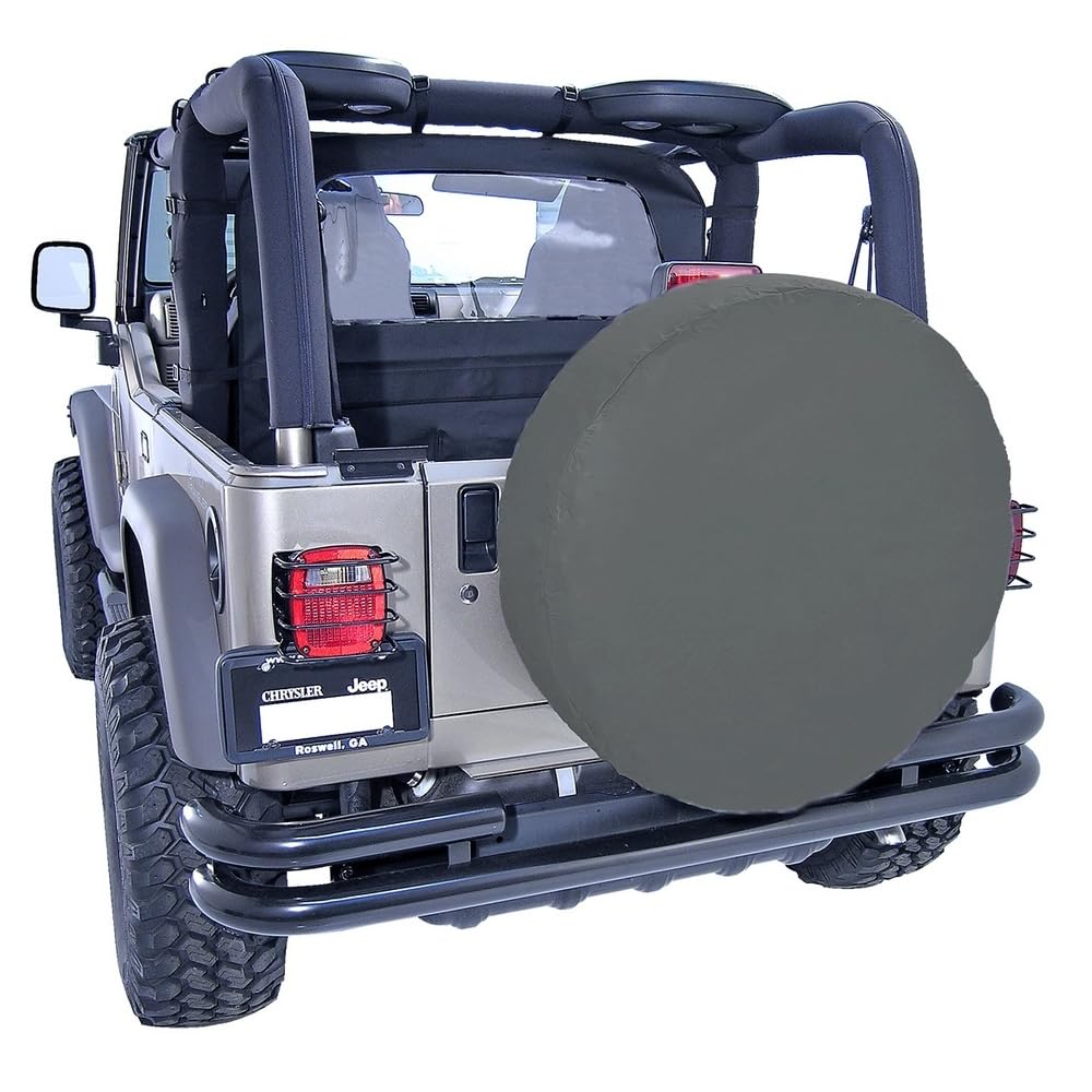Rugged Ridge 12801.35 Spare Tire Cover, 27-29 Inch, Black Diamond