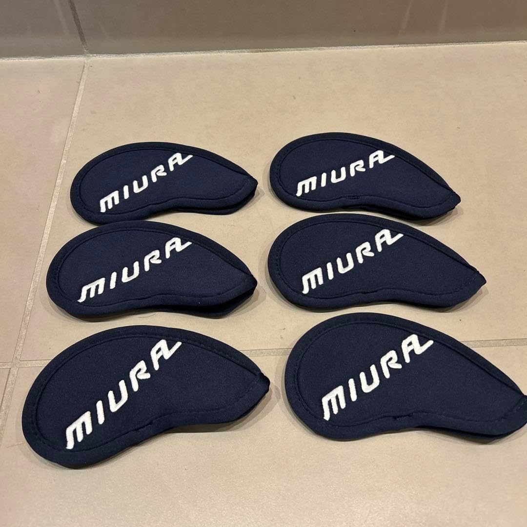 MIURA 三浦技研キャディバッグ 未使用ネイビーグレーアイアンカバー